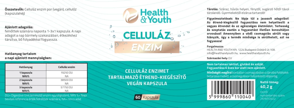 celluláz enzim 60db